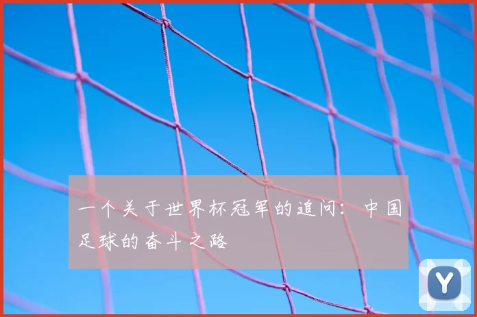 一个关于世界杯冠军的追问:中国足球的奋斗之路