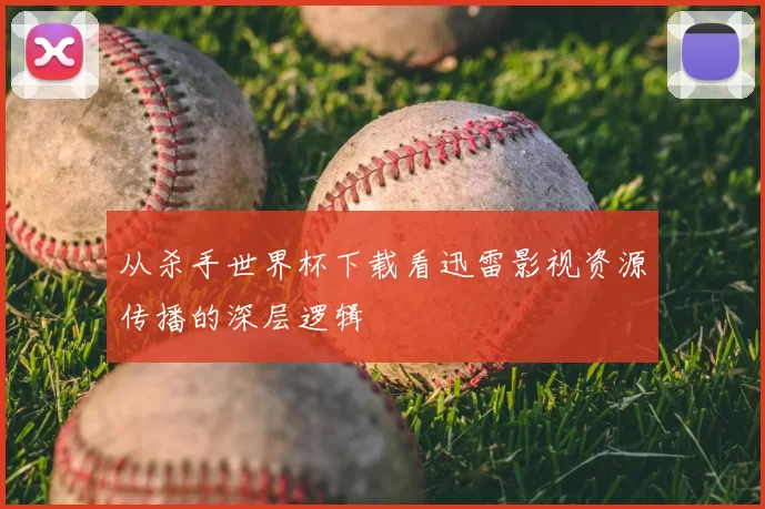 从杀手世界杯下载看迅雷影视资源传播的深层逻辑