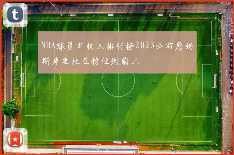 NBA球员年收入排行榜2023公布詹姆斯库里杜兰特位列前三